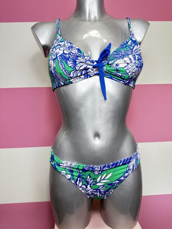 Bikini bralette Blu/Verde