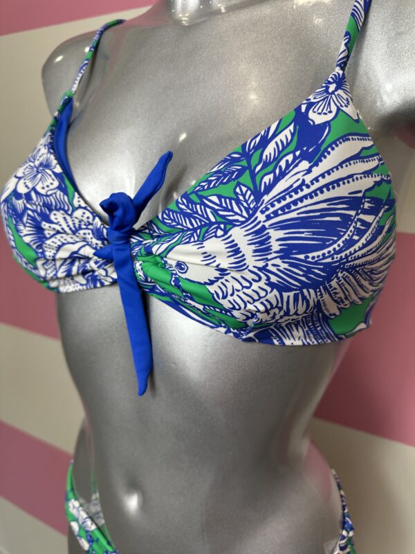 Bikini bralette Blu/Verde - immagine 3